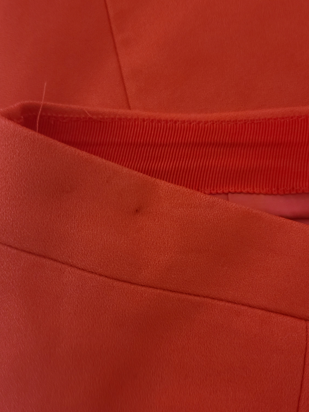 J Crew Sz 0 Red Fit Flare A-line Preppy City Mini Skirt - Picture 5 of 5